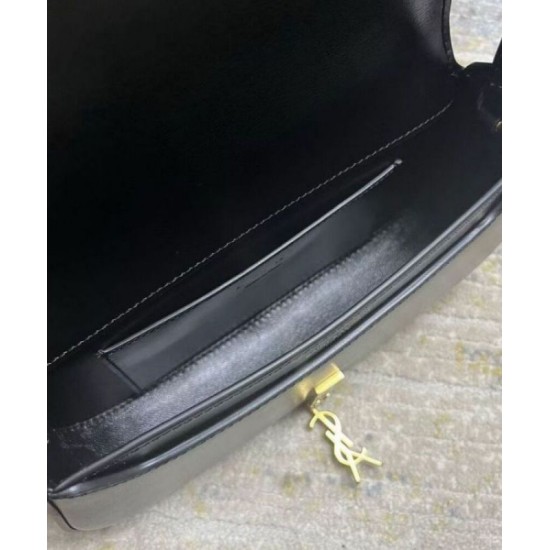 Replica perfetta YSL Saint Laurent Mini Voltaire In Box Saint Laurent Nero Imitazione Outlet Online