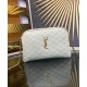 Migliore Replica Pochette YSL Saint Laurent Gaby con cerniera in pelle di agnello trapuntata color crema Imitazioni Outlet Italia Miglior Falso Pochette YSL Saint Laurent Gaby con cerniera in pelle di agnello trapuntata color crema Economiche Premium