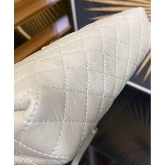 Migliore Replica Pochette YSL Saint Laurent Gaby con cerniera in pelle di agnello trapuntata color crema Imitazioni Outlet Italia Miglior Falso Pochette YSL Saint Laurent Gaby con cerniera in pelle di agnello trapuntata color crema Economiche Premium