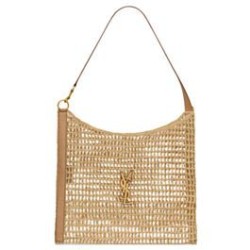 Migliore Repliche YSL Saint Laurent Oxalis Borsa In Rafia Macrame Albicocca Economiche Outlet Online