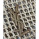 Migliore Repliche YSL Saint Laurent Oxalis Borsa In Rafia Macrame Albicocca Economiche Outlet Online