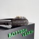 Migliore Repliche Borsa a tracolla Mini Andiamo Bottega Veneta agnello intrecciata fondente Economiche Outlet Online