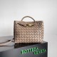 Migliore Repliche Borsa piccola Bottega Veneta Andiamo Praline Intrecciato agnello Economiche Outlet Online