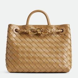Migliore Repliche Borsa piccola Bottega Veneta Andiamo Praline Intrecciato agnello Economiche Outlet Online