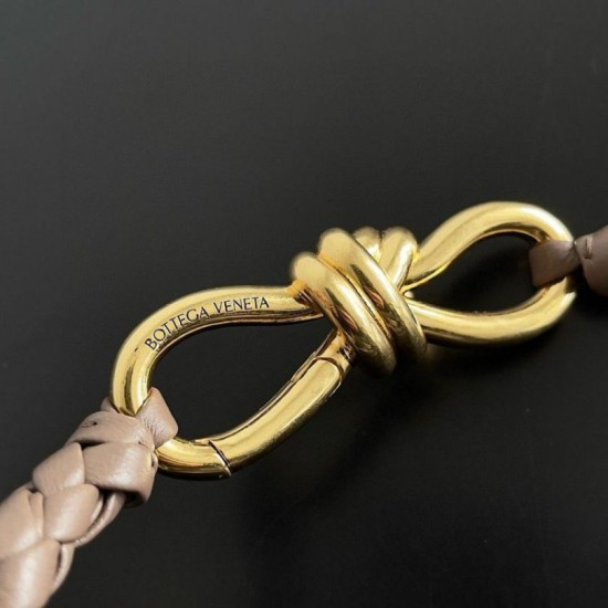 Migliore Repliche Borsa piccola Bottega Veneta Andiamo Praline Intrecciato agnello Economiche Outlet Online
