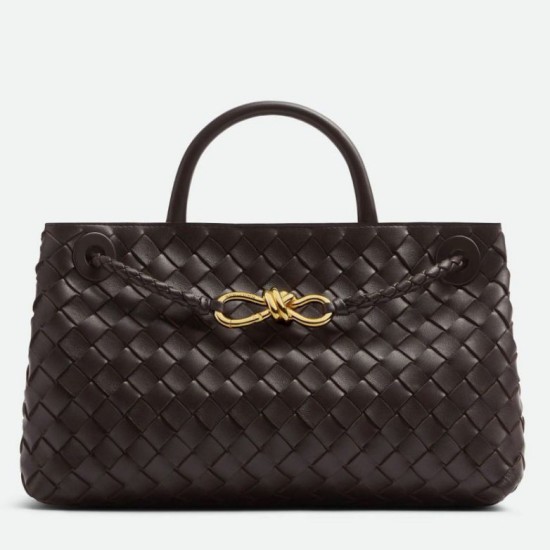 Repliche Borsa Bottega Veneta Andiamo piccola East/West agnello intrecciata fondente Imitazioni Premium Replica perfetta Borsa Bottega Veneta Andiamo piccola East/West agnello intrecciata fondente Imitazione Outlet Online