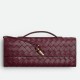 Perfette Qualità Repliche Pochette Andiamo di Bottega Veneta con Manico Agnello Intrecciato Barolo Imitazione