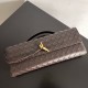 Migliore Repliche Pochette Andiamo di Bottega Veneta con manico agnello intrecciata fondente Economiche Outlet Online