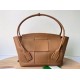 Replica perfetta Borsa Media Arco Bottega Veneta Granata Caramello Imitazione Outlet Online