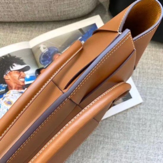 Replica perfetta Borsa Bottega Veneta Arco Media Vitello Intrecciato Caramello Imitazione Outlet Online