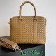 Miglior Falso Cartella Grande Bottega Veneta Vitello Intrecciato Marrone Economiche Premium
