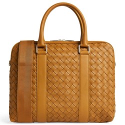Miglior Falso Cartella Grande Bottega Veneta Vitello Intrecciato Marrone Economiche Premium