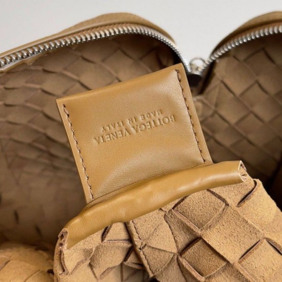 Miglior Falso Cartella Grande Bottega Veneta Vitello Intrecciato Marrone Economiche Premium