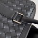 Replica perfetta Cartella Grande Bottega Veneta Vitello Intrecciato Nero Imitazione Outlet Online