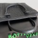 Replica perfetta Cartella Grande Bottega Veneta Vitello Intrecciato Nero Imitazione Outlet Online