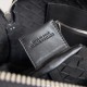 Replica perfetta Cartella Grande Bottega Veneta Vitello Intrecciato Nero Imitazione Outlet Online