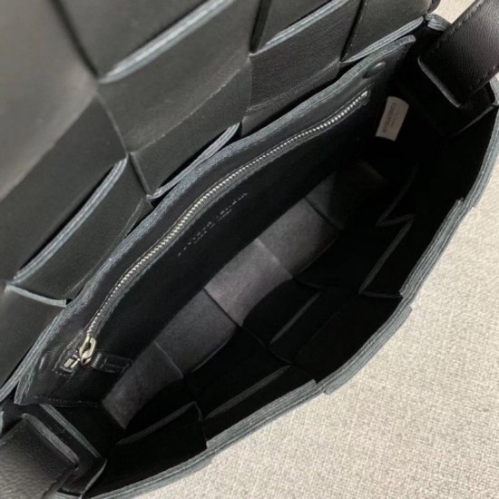 Miglior Falso Borsa a cassetta Bottega Veneta agnello nera Economiche Premium