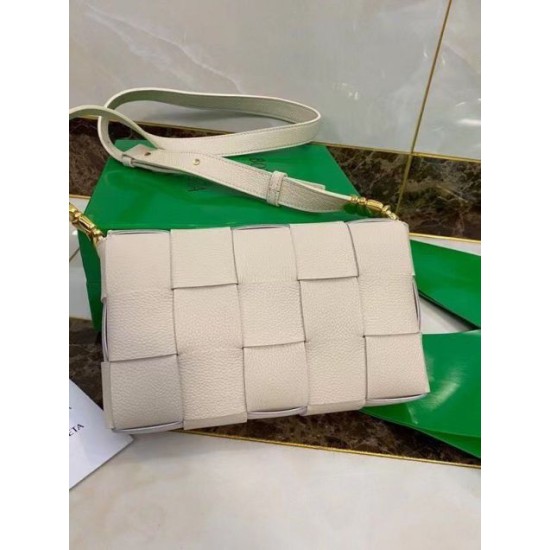 Miglior Falso Bottega Veneta Cassette Borsa Bianco Granato Economiche Premium