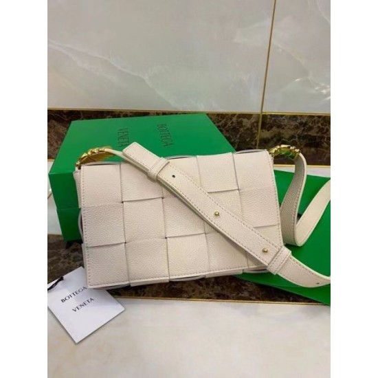 Miglior Falso Bottega Veneta Cassette Borsa Bianco Granato Economiche Premium