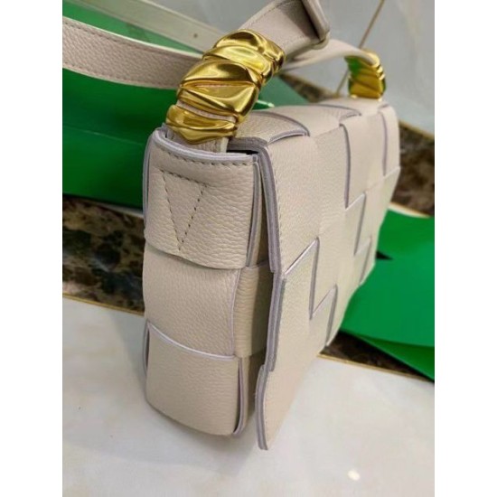Miglior Falso Bottega Veneta Cassette Borsa Bianco Granato Economiche Premium