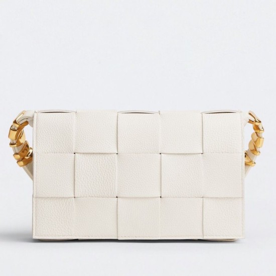 Miglior Falso Bottega Veneta Cassette Borsa Bianco Granato Economiche Premium