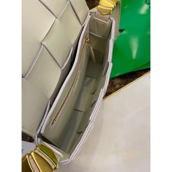 Miglior Falso Bottega Veneta Cassette Borsa Bianco Granato Economiche Premium