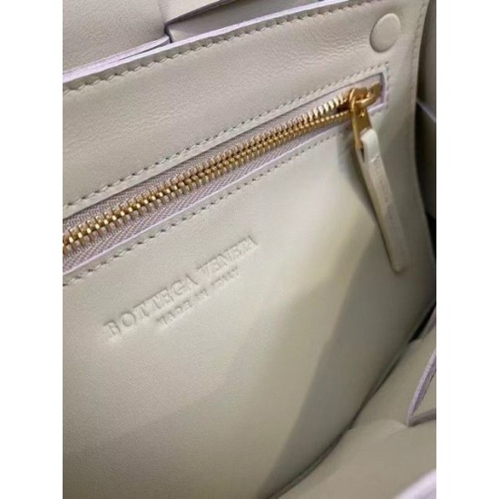 Miglior Falso Bottega Veneta Cassette Borsa Bianco Granato Economiche Premium