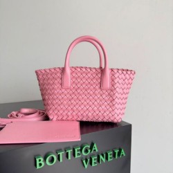 Migliore Repliche Bottega Veneta Mini Cabat Borsa Ribbon Intrecciato Agnello Economiche Outlet Online