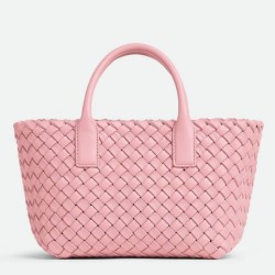 Migliore Repliche Bottega Veneta Mini Cabat Borsa Ribbon Intrecciato Agnello Economiche Outlet Online