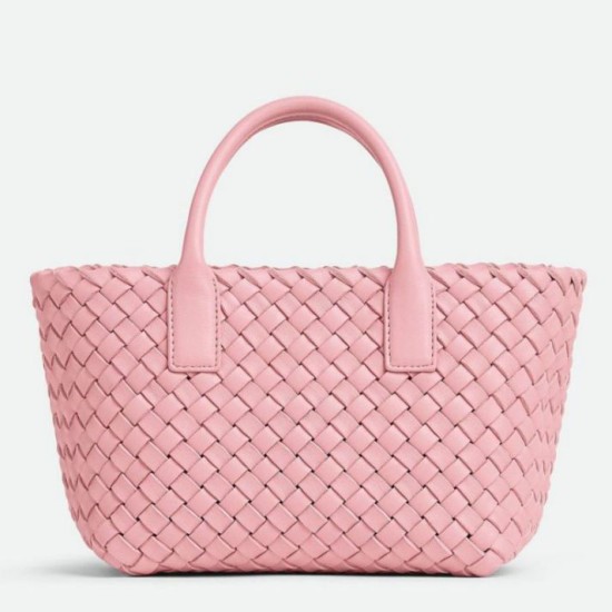 Migliore Repliche Bottega Veneta Mini Cabat Borsa Ribbon Intrecciato Agnello Economiche Outlet Online