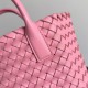 Migliore Repliche Bottega Veneta Mini Cabat Borsa Ribbon Intrecciato Agnello Economiche Outlet Online