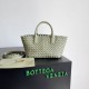 Migliore Repliche Bottega Veneta Mini Cabat Borsa Travertino Intrecciato Agnello Economiche Outlet Online