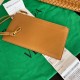 Migliore Repliche Borsa Cabat media Bottega Veneta agnello intrecciata color caramello Economiche Outlet Online