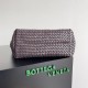 Miglior Falso Borsa Cabat media Bottega Veneta Intrecciato fondente agnello Economiche Premium