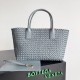 Perfette Qualità Repliche Borsa Bottega Veneta Cabat Media Thunder Intrecciato Agnello Imitazione