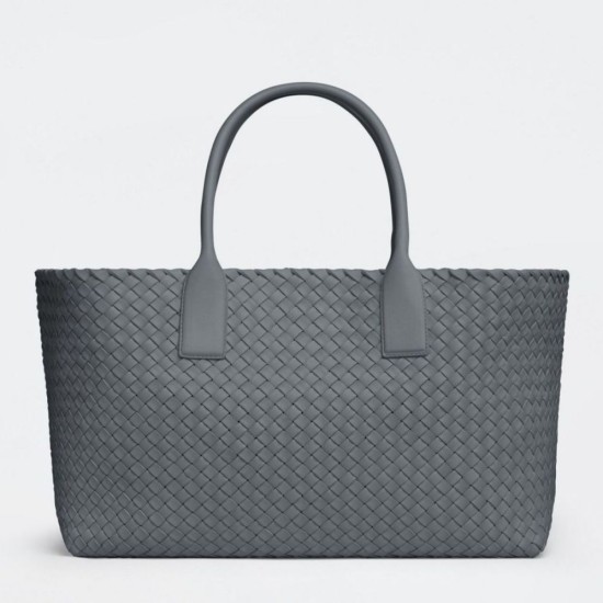 Perfette Qualità Repliche Borsa Bottega Veneta Cabat Media Thunder Intrecciato Agnello Imitazione