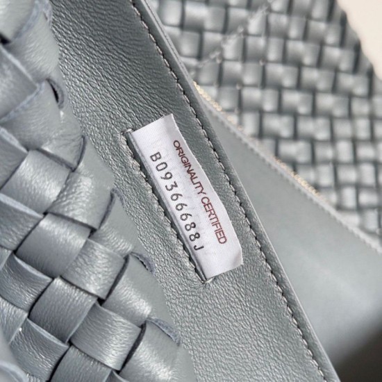 Perfette Qualità Repliche Borsa Bottega Veneta Cabat Media Thunder Intrecciato Agnello Imitazione