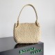 Migliore Repliche Bottega Veneta Clicker Borsa Piccola Porridge Intrecciato agnello Economiche Outlet Online