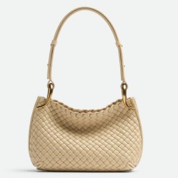 Migliore Repliche Bottega Veneta Clicker Borsa Piccola Porridge Intrecciato agnello Economiche Outlet Online