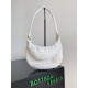 Migliore Repliche Borsa piccola Bottega Veneta Gemelli agnello intrecciata bianca Economiche Outlet Online