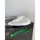 Migliore Repliche Borsa piccola Bottega Veneta Gemelli agnello intrecciata bianca Economiche Outlet Online