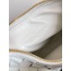 Migliore Repliche Borsa piccola Bottega Veneta Gemelli agnello intrecciata bianca Economiche Outlet Online