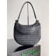 Migliore Repliche Borsa Bottega Veneta Gemelli Media Agnello Intrecciato Nera Economiche Outlet Online