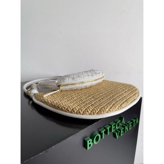 Miglior Falso Bottega Veneta Gemelli Medium Borsa Raffia Naturale Economiche Premium