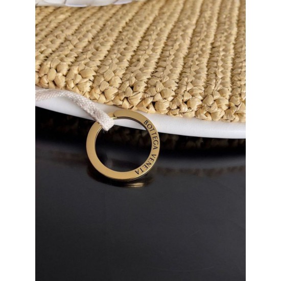 Miglior Falso Bottega Veneta Gemelli Medium Borsa Raffia Naturale Economiche Premium