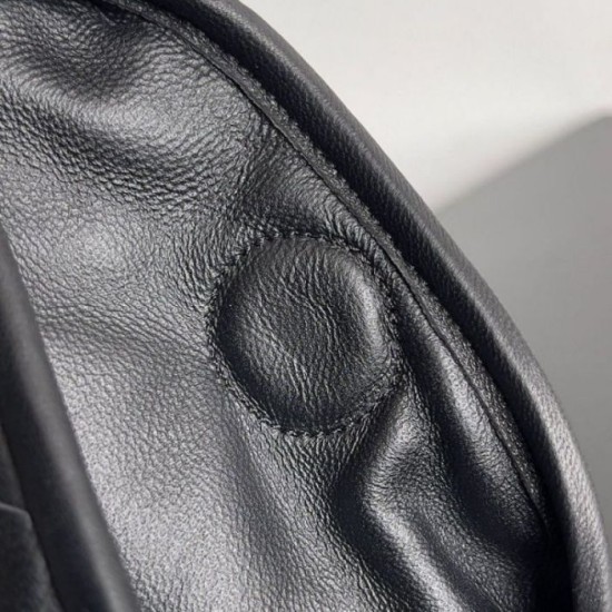 Miglior Falso Borsa Hop Piccola Bottega Veneta Vitello Intrecciato Nero Economiche Premium