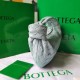 Replica perfetta Bottega Veneta BV Jodie Mini Borsa Verde acqua Lavato Intrecciato Agnello Imitazione Outlet Online