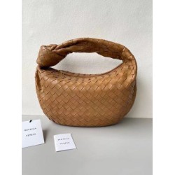 Miglior Falso Bottega Veneta BV Jodie Teen Borsa Caramello Intrecciato Economiche Premium