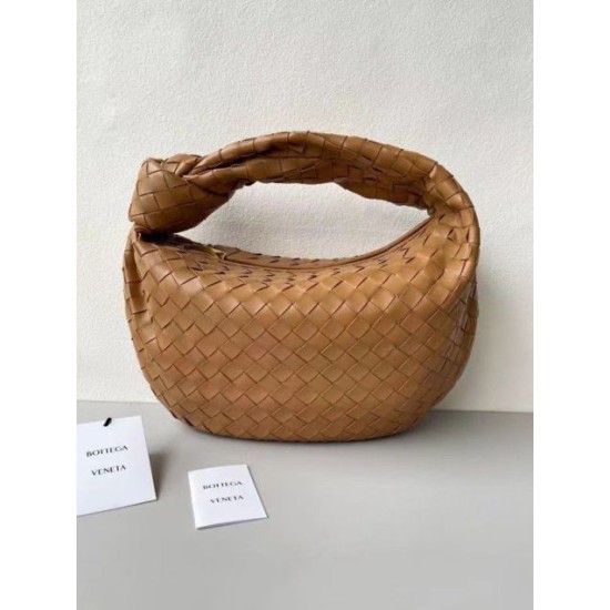 Miglior Falso Bottega Veneta BV Jodie Teen Borsa Caramello Intrecciato Economiche Premium