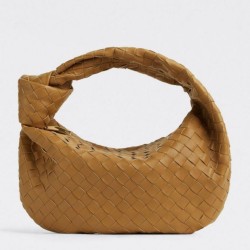 Miglior Falso Bottega Veneta BV Jodie Teen Borsa Caramello Intrecciato Economiche Premium
